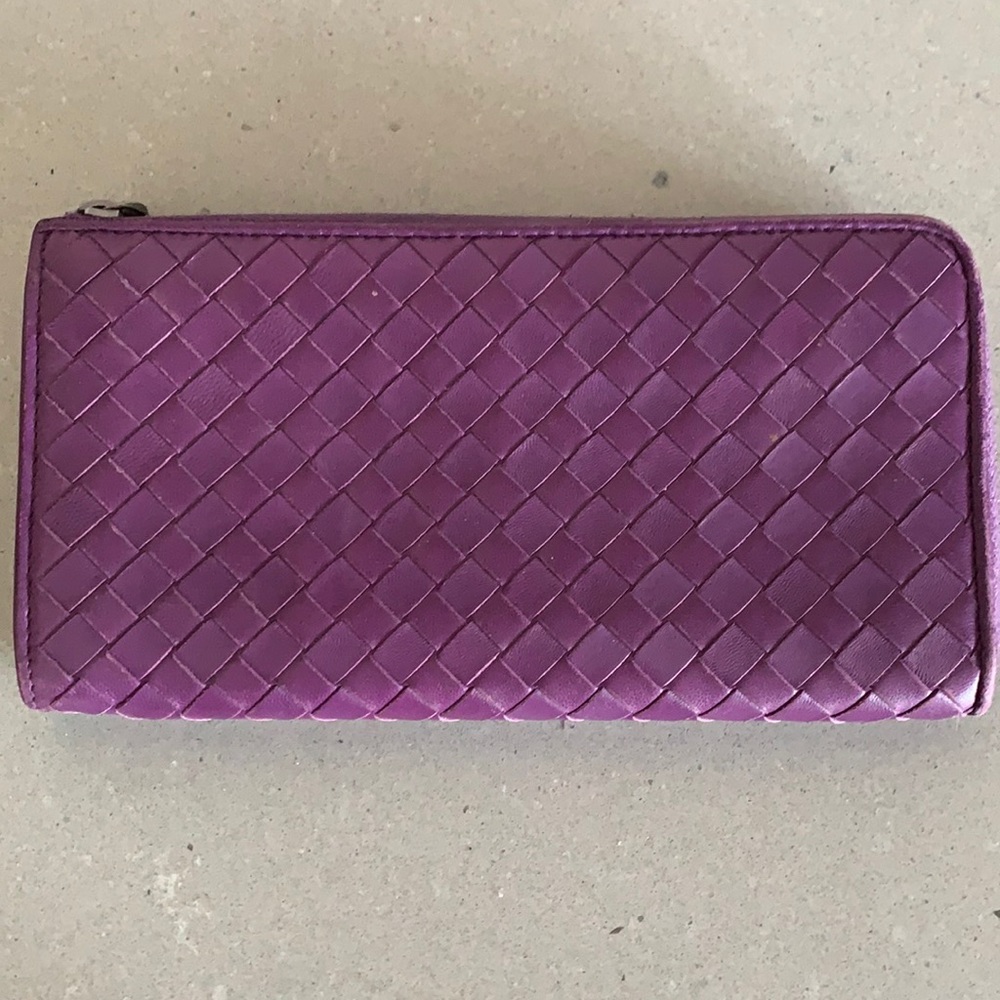 ❤️Bottega Veneta Intrecciato Weave Wallet